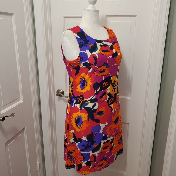 NWT Jude CONNALLY Bold Floral Print "Beth" Dress Size XL, Retail $178, Versatile - Picture 5 of 11